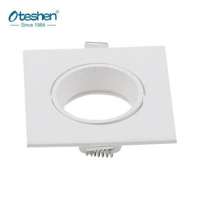 GU10 PC Material LED Downlight Housing Ceiling Lighting Fixture