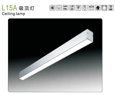 Linear Recessed Ceiling Lamp Seamless Connection Ceiling Aluminum Profile Linear LED