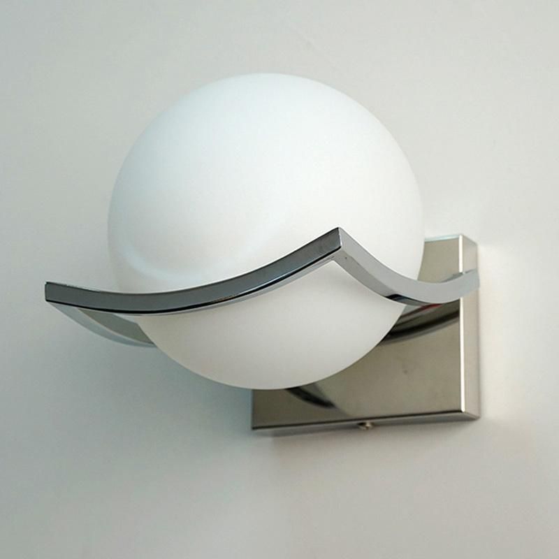 Unique Creative Metal Glass Ball Wall Lamp LED Wall Lights Sconce Lamp (WH-OR-136)