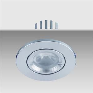 RoHS 3W High Power LED Ceiling Lights 57mm Cut out