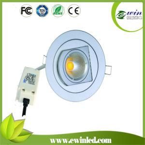 Price Rotatable LED Downlight COB with CE/RoHS/SAA Approved