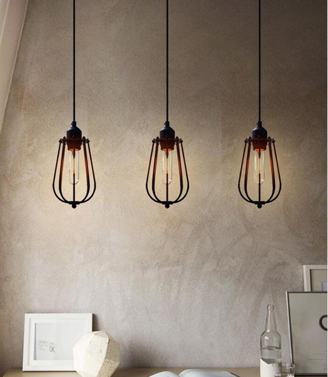 Rustic Old Classic Iron Vintage Suspended Edison Light Ceiling Chandelier