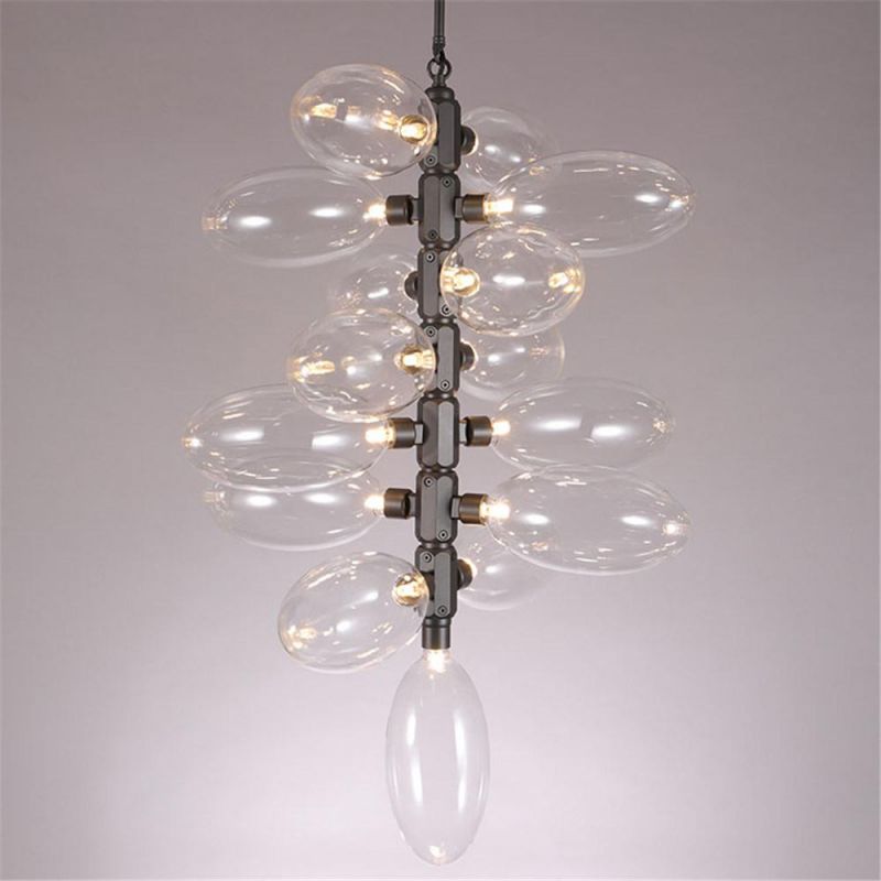 Modern Replica Design Chandelier Creative Milky Glass Kitchen Island Pendant Light Dining Room Living Room Art Deco Pendant Lamp