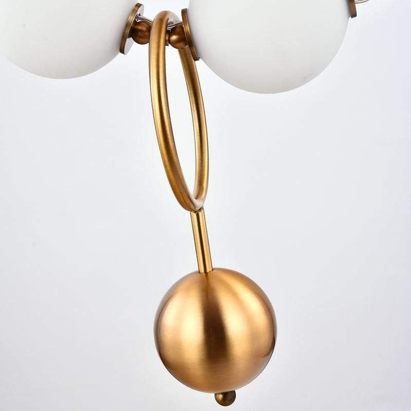 Long Pendant Light LED Nordic Glass Light Design Dining Room Kitchen Home Interior Necklace Pendant Light (WH-AP-210)