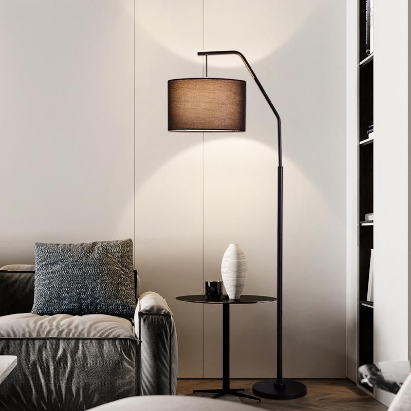 Fishing Lamp Floor Lamp Bedroom Living Room Remote Control Vertical Table Lamp