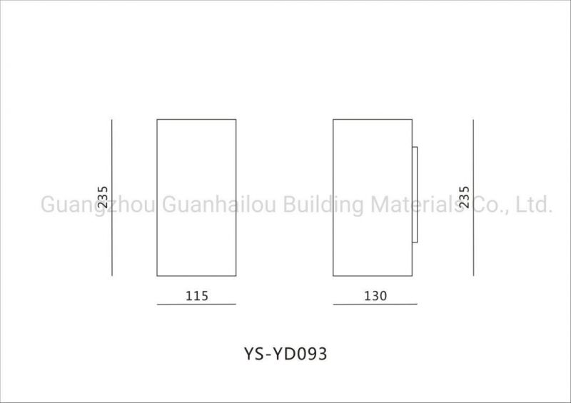 Indoor Modern Dreamy White Gypsum Wall Mounted LED Light for Hotel