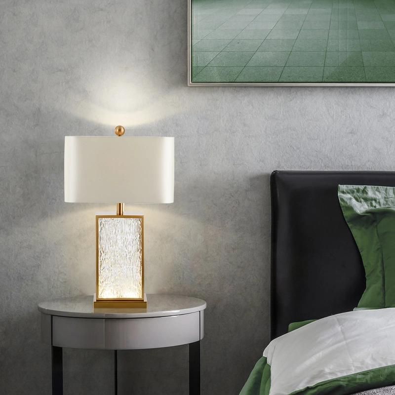 High Quality Hotel Project Glass Table Lamp