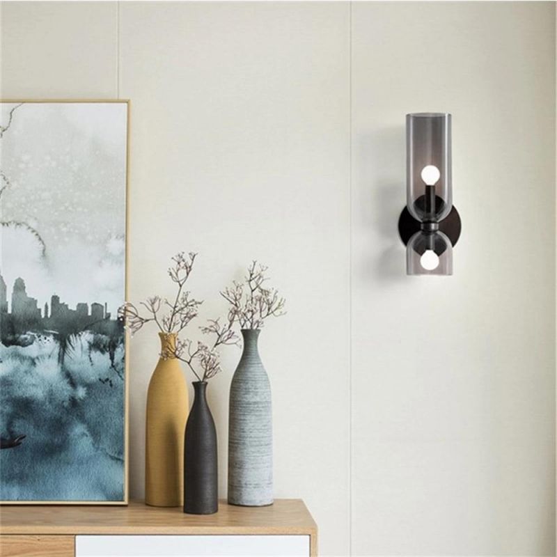 Bedroom Bedside Lamp Designer LED Wall Lamp Modern Simple Living Room Creative Glass Wall Llghts Fixtures