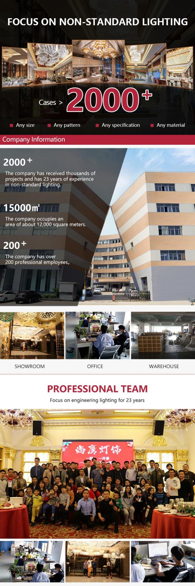 Engineering Customization Decoration Commercial Center Hotel Non-Standard LED Chandelier Light