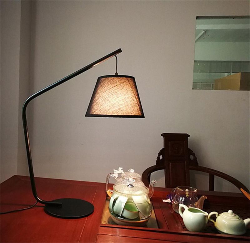 Table Lamp Living Room Table Lamp Wrought Iron Cloth Bedroom Bedside Lamp Danish Fishing Lamp