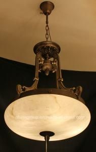 Phine European Decoration Interior Lighting with Spanish Marble Fixture Pendant Lamp