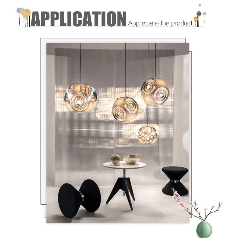 Factory Direct Sale Dlss Indoor Simple Chandelier Steel Gold Lighting