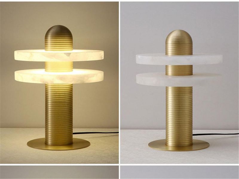 Modern Restaurant Marble LED Table Lamp