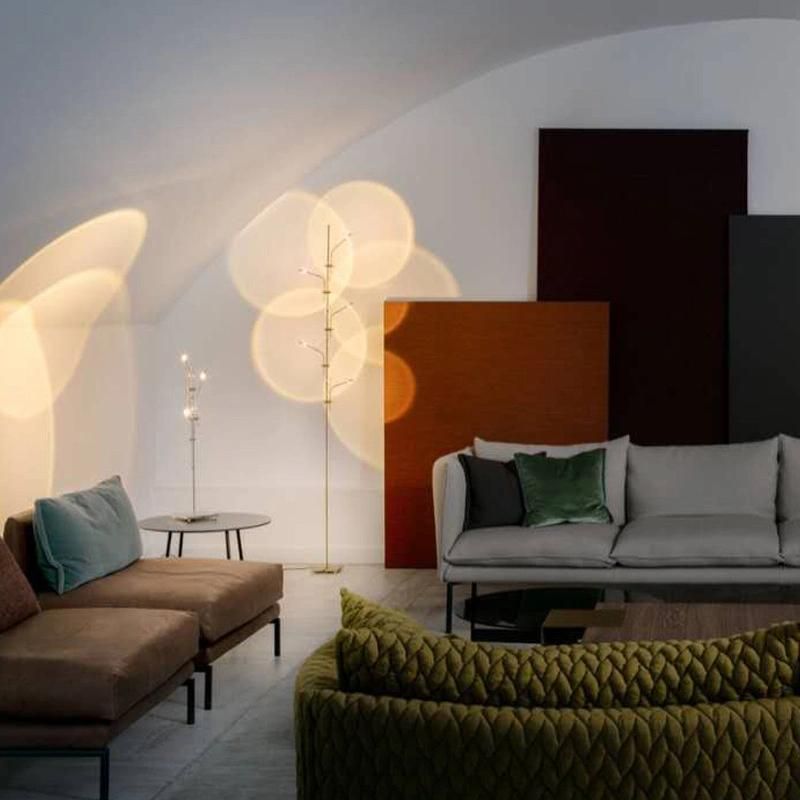 Home Decor Lustre Lighting Nordic Decorative Sunset Lamp Modern Stand Light New Design LED Floor Lamp Corner for Living Room