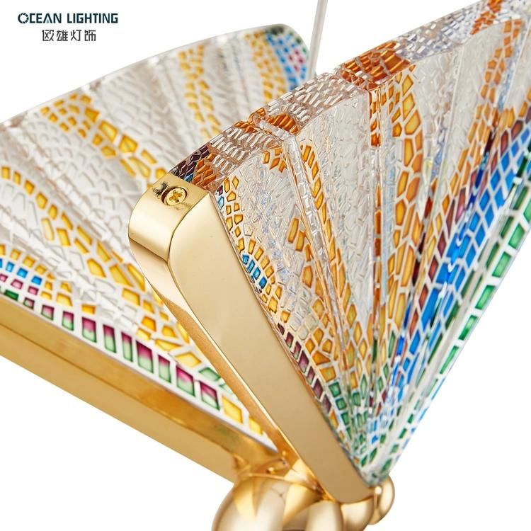 Ocean Lighting Crystal Chandelier Dining Lamp Pendant Lights