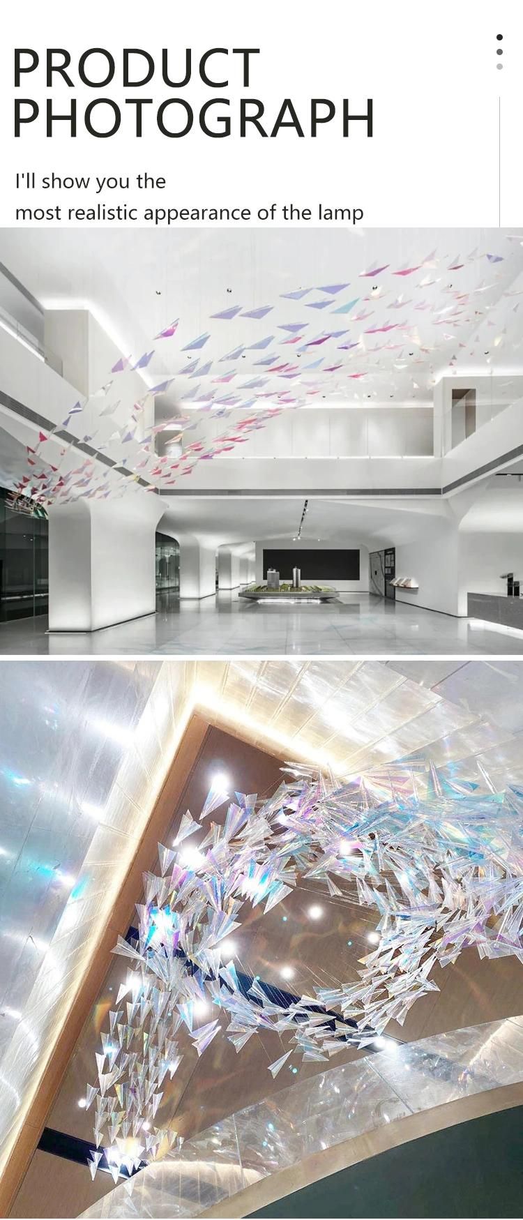 Large Modern Custom Hotel Villa Long Staircase Chandelier