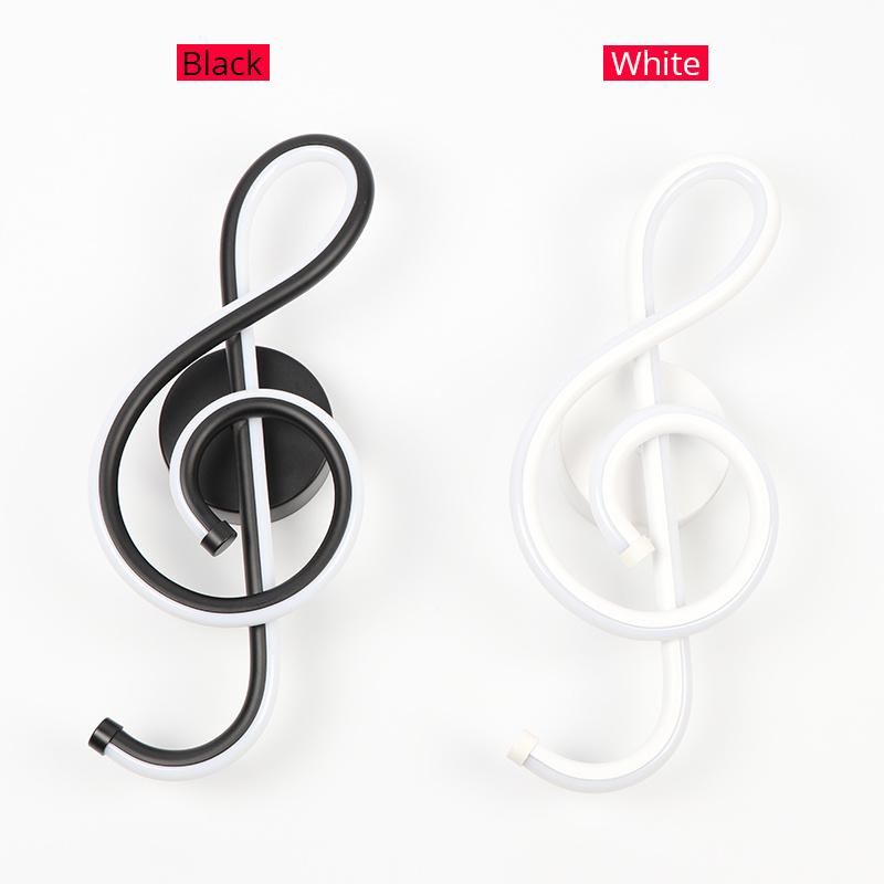 LED Wall Lamp Bedroom Beside Wall Light Music Clef Shape Home Indoor Wall Lights for Bedroom (WH-OR-172)