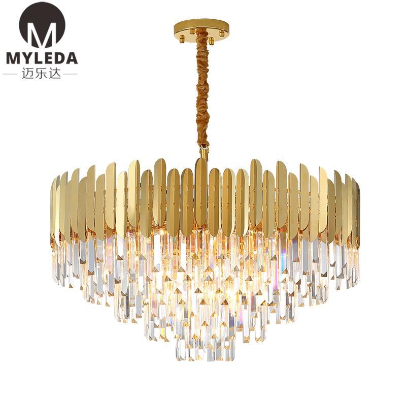 New Design Residential Interior Crystal Pendant Lamp