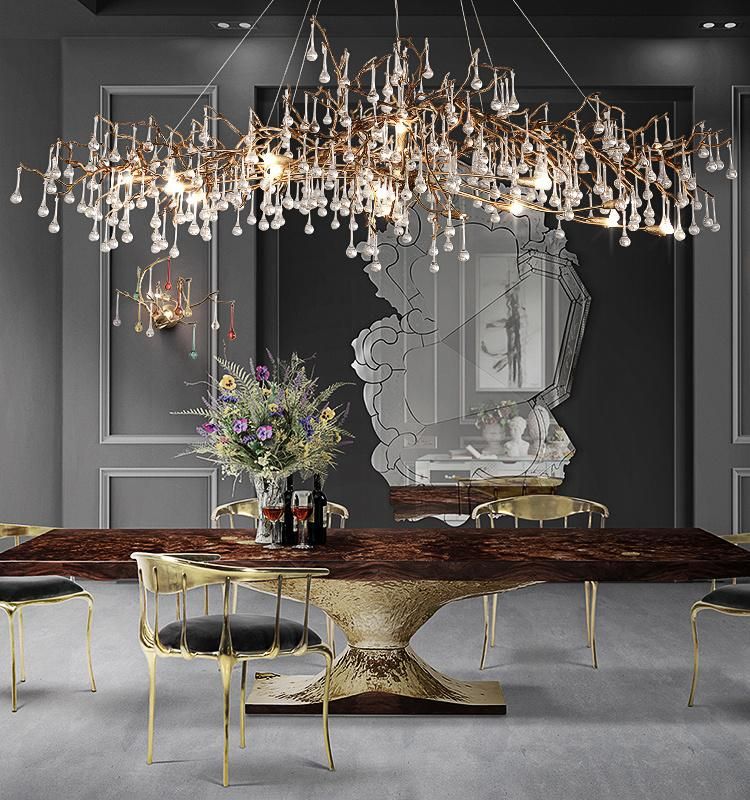 Dining Room Crystal Chandelier Showroom Ceiling Chandelier Living Room Chandelier
