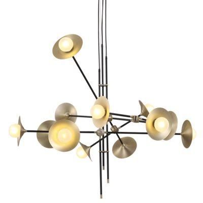Decorative Fancy Metal Horn Shape Pendants Lamp