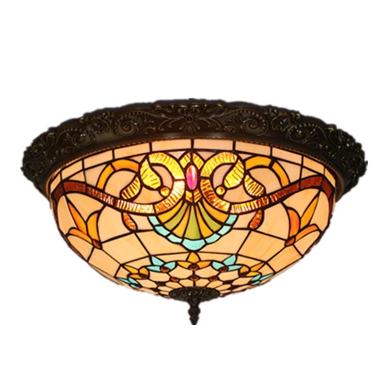 Authentic Tiffany Ceiling Lamp for Bedroom Living Room Lighting Fixtures (WH-TA-05)
