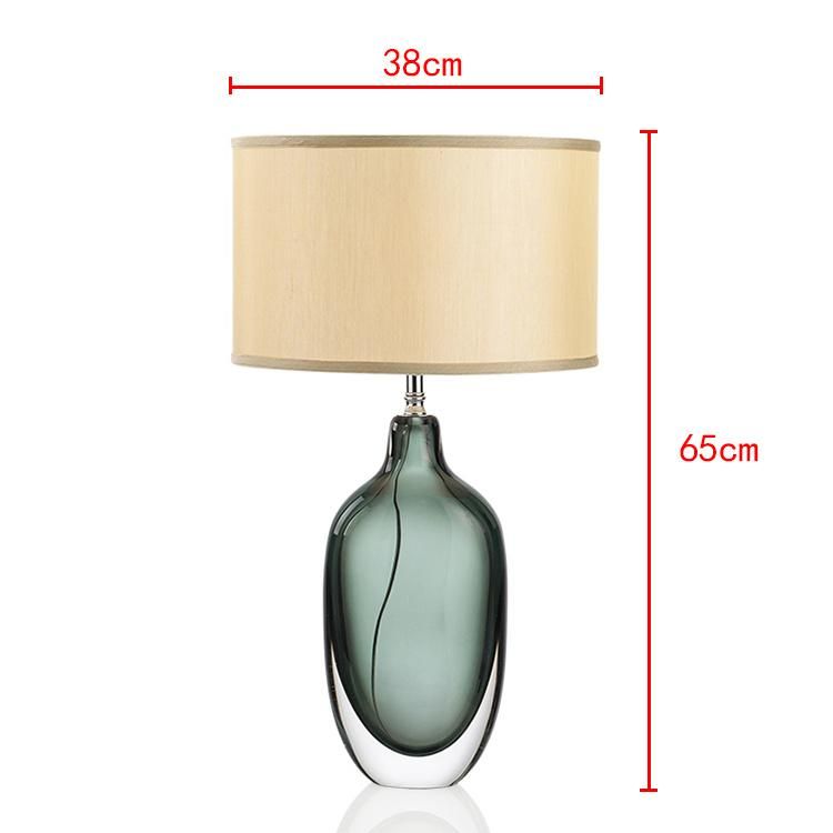 Jlt-7084 Indoor Home Decorative Bedroom Beside Lights Glass Table Lamp