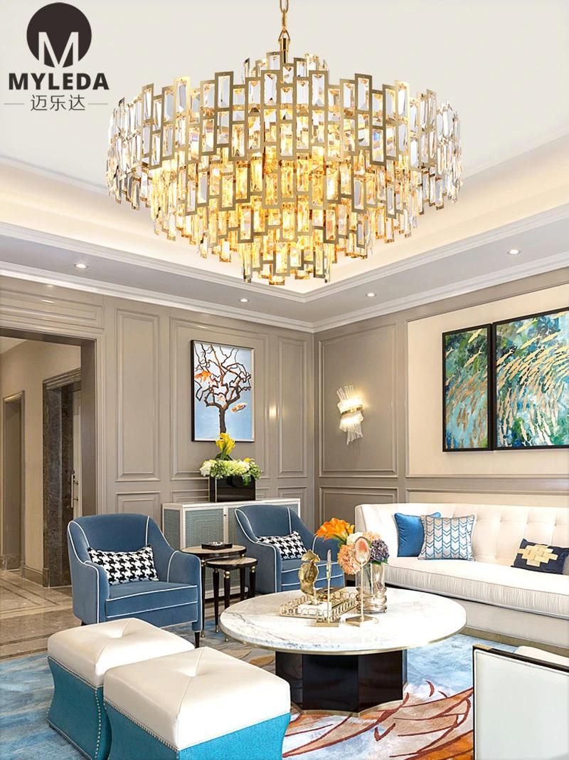 Hot Sale Modern Chandelier Interior Lighting Crystal Pendant Lamp