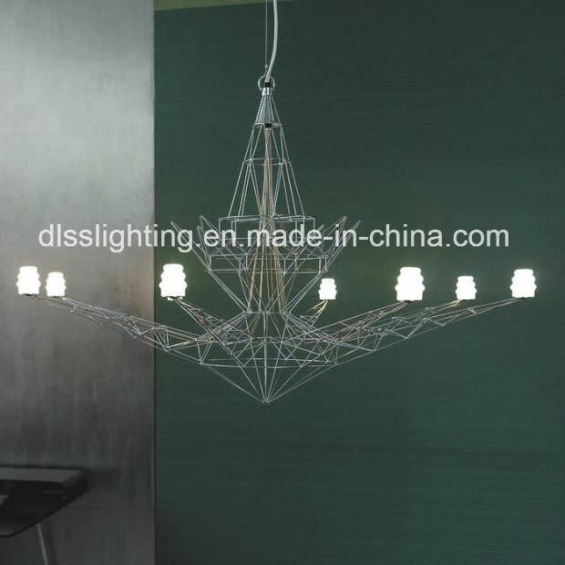 Neoclassical Originality Design Geometry Art Hanging G9 Eiffel Tower Chandelier