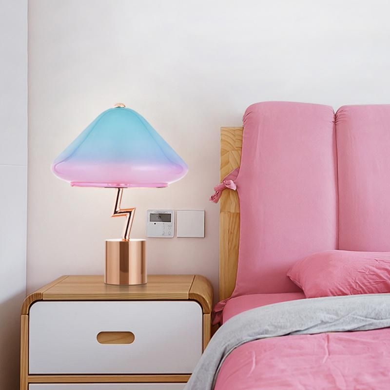 Cute Style Colorful Rainbow Kid Table Lamp Desk Lamp Bedroom Lamp