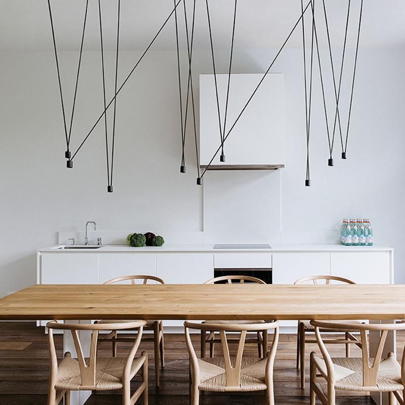 Modern Linear Pendant Light DIY Line Geometric Light Vintage for Living Room Dining Room Kitchen Pendant Lamp (WH-AP-197)