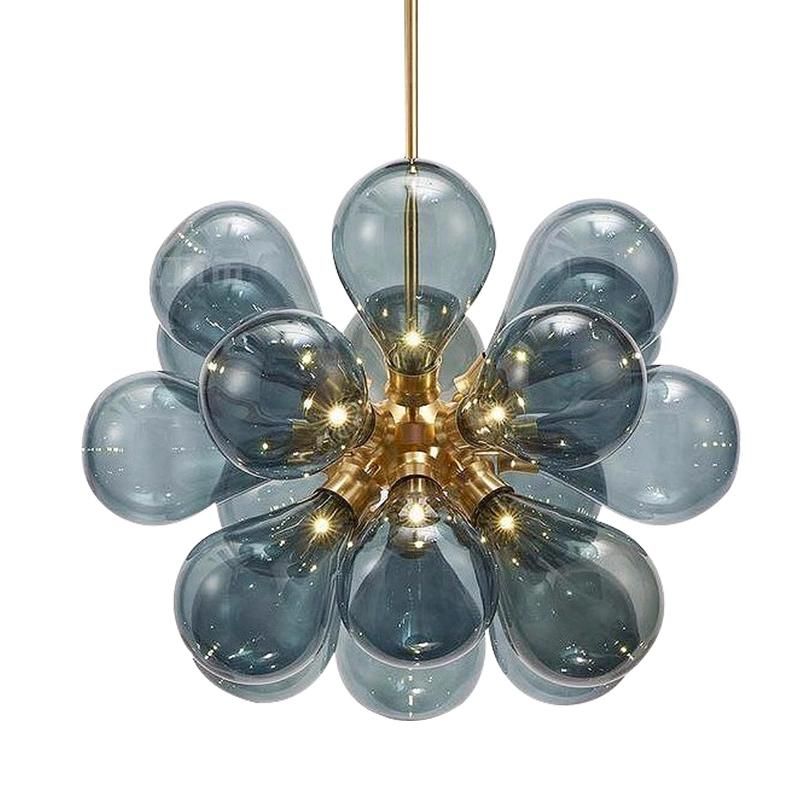 Bulb Creative Crystal Chandelier restaurant Bedroom Dining Room Pendant Lamp