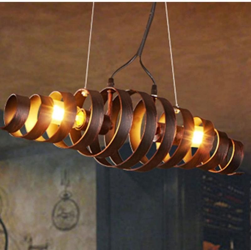 Industrial American Loft Pendant Lamp Retro Iron Art Cafe Restaurant Dining Room Pendant Lamp (WH-VP-121)