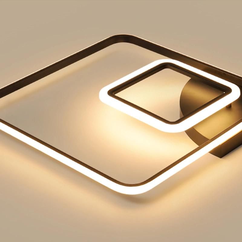 Living Room Light Simple Modern LED Ceiling Light Postmodern Warm Creative Bedroom Study Lamp
