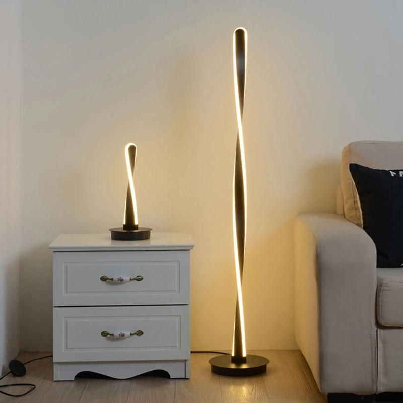 Spiral Creative Design Table Lamp Bedside Lamp Nightstand Light Reading