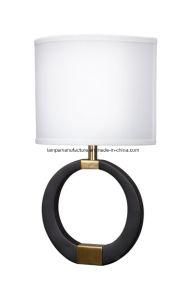 Entry Wall Sconce with Ebony and Burnished Brass Accents