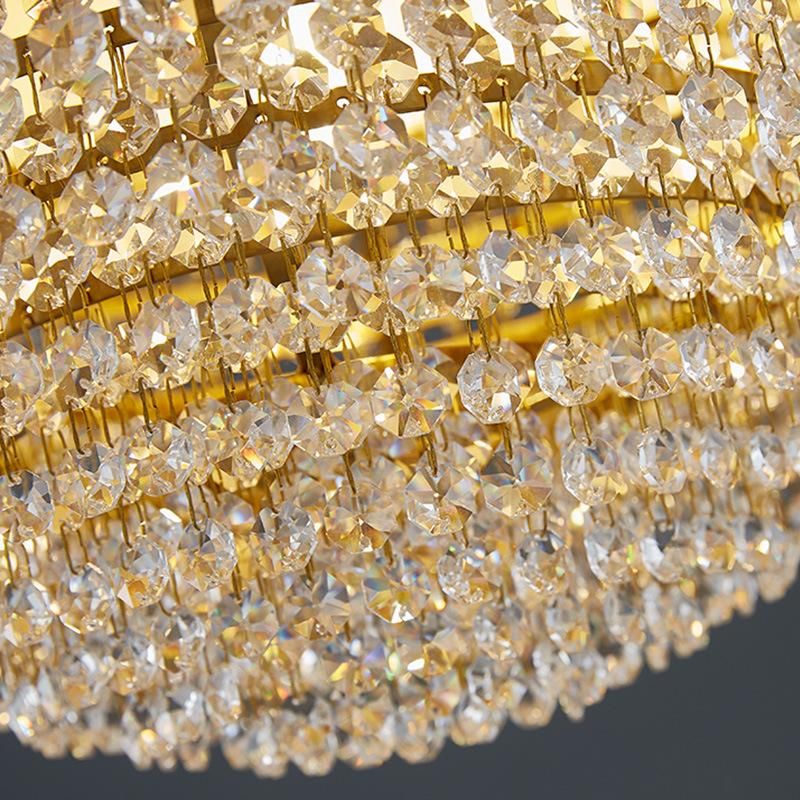 Ball Shaped Vintage Crystal Chandelier Bar Chandelier Bedroom Pendant Lamp