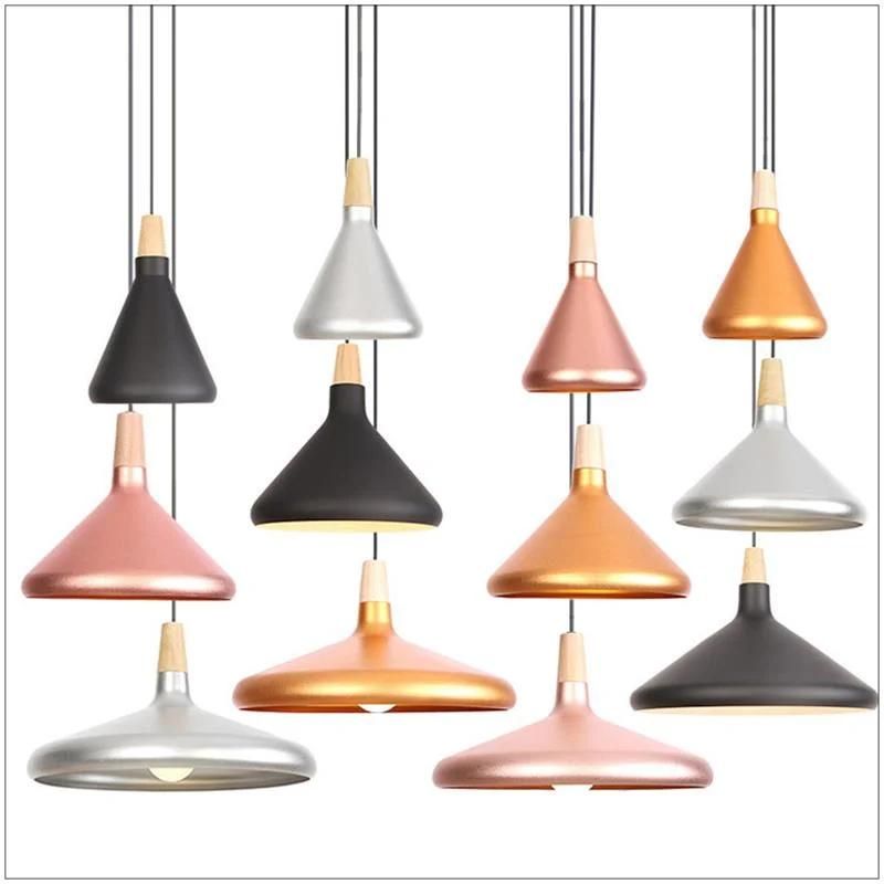 Modern Retro Nordic Style Pendant Light Home Indoor Wrought Iron Chandelier