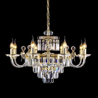 Hot! Luxury Design Modern Crystal Golden Chandeliers Modern Lighting for Home Pendant Lights