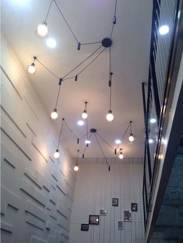 Vintage Retro Ceiling Light Adjustable for Indoor House Coffee Shope Lighting (WH-LA-05)