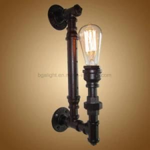 E27/ E26 Black Iron Vintage Retro Pipe Wall Light Fixture for