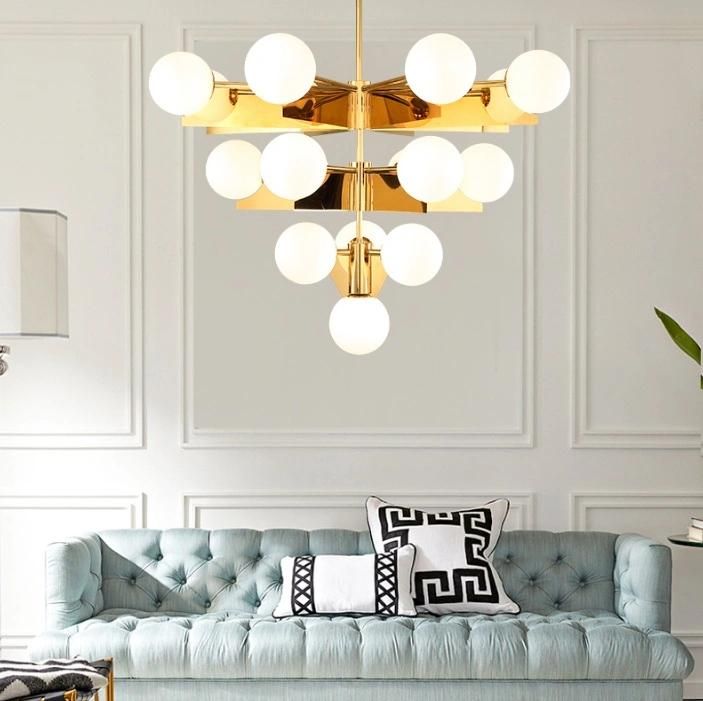 Modern Zhongshan Decorative Home LED Big Project Lighting Chandelier