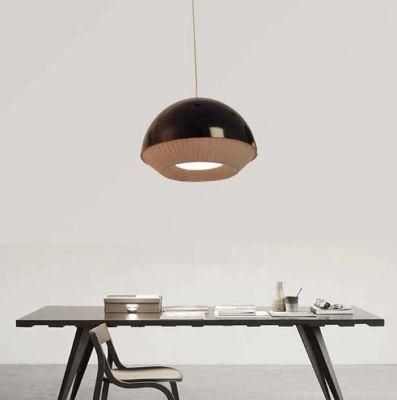 Contemporary Indoor Black Metal Hanging Suspension Pendant Light for Dinging Room