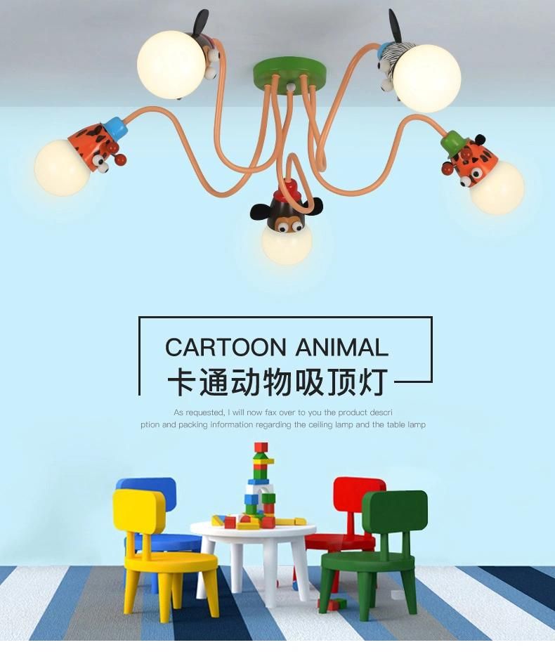 LED Cartoon Children Room Lamp Bedroom Ceiling Lamp Boy Girl Princess Chandelier (WH-MA-146)