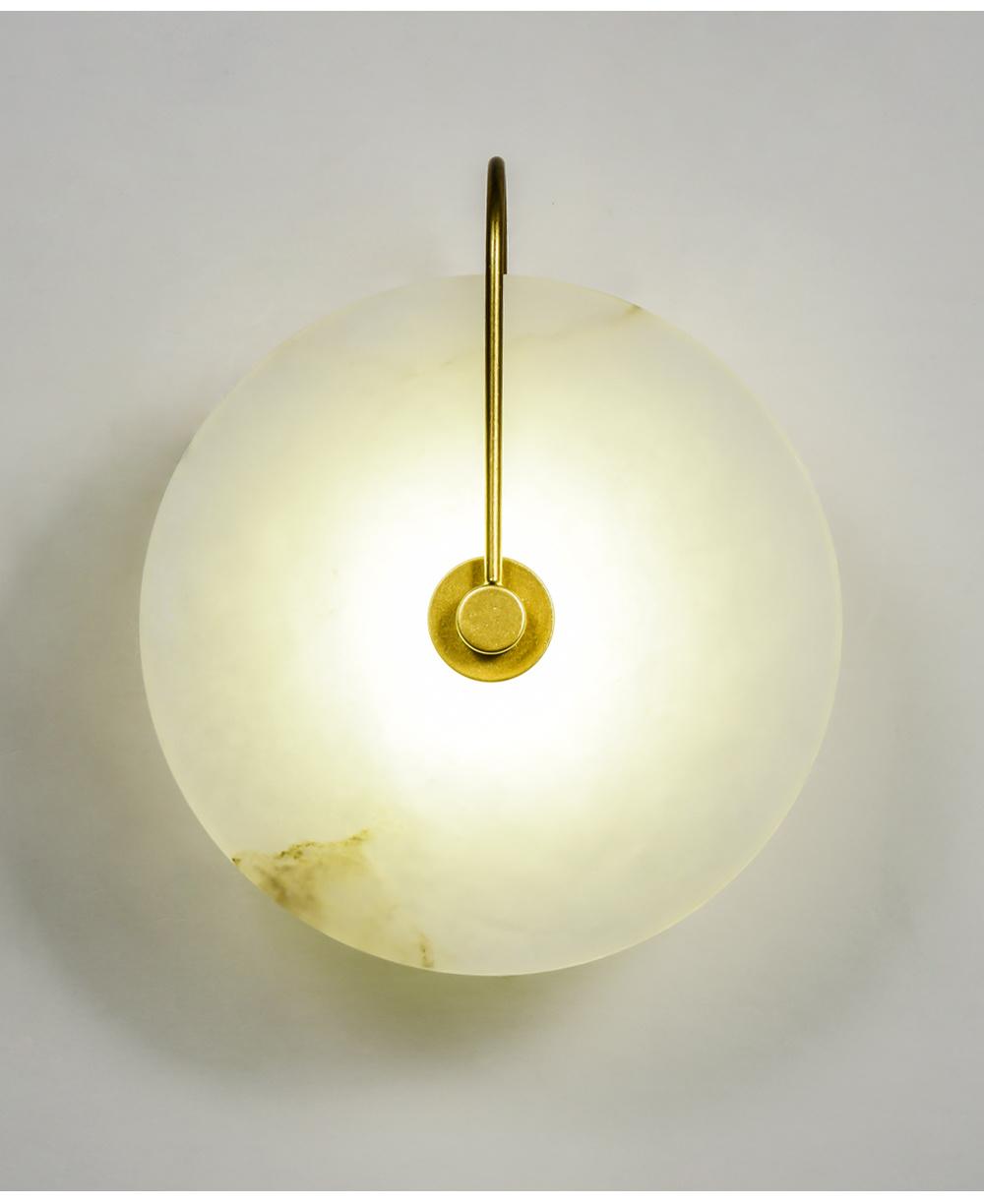 Modern Sconces Lamp Wall Lights Marble Lampshade LED Lighting Marble Wall Light (WH-OR-57)