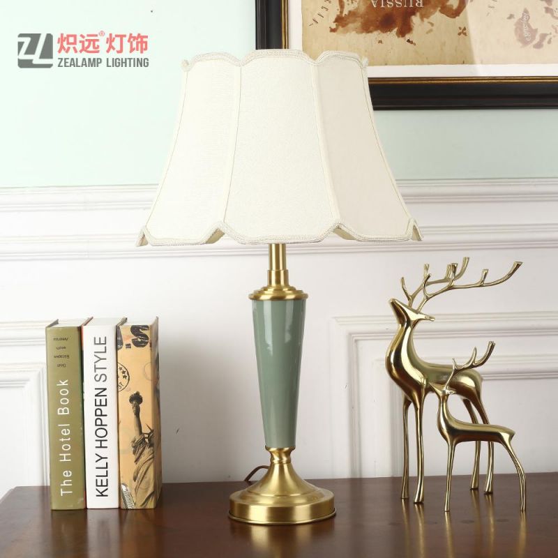 Adornment Desk Lamp Originality Porcelain Umbrella Table Light (TL8051)
