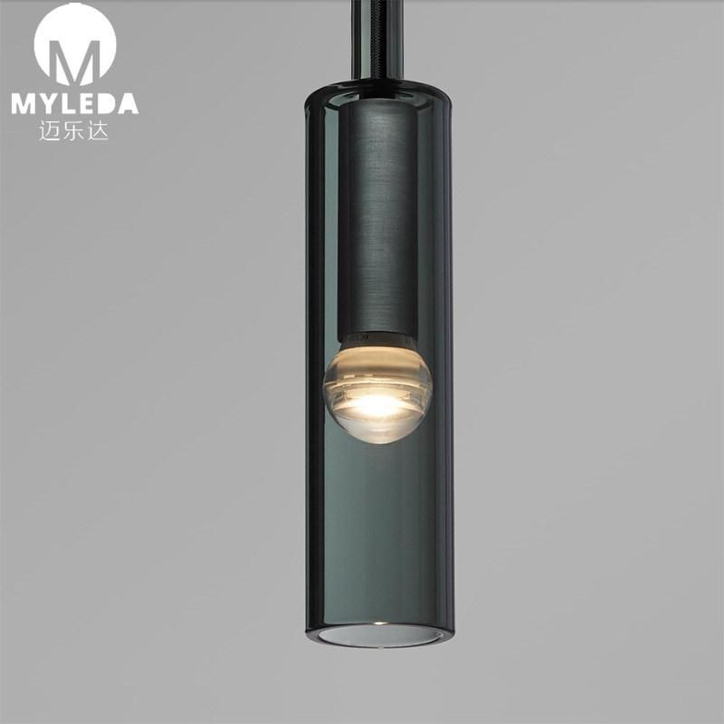 Modern Hotel Projector Interior Glass LED Pendant Lighting