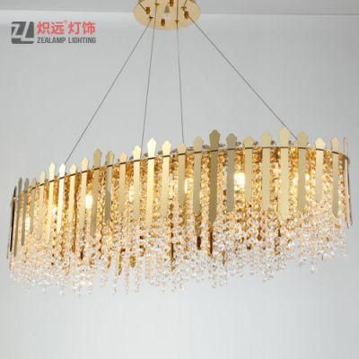 Oval Pendant Light Crystal Lighting New Design Lamp Chandelier