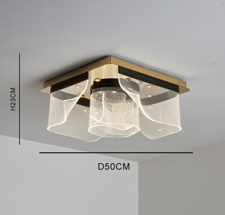 Modern Decorative Acrylic Modern LED Ceiling Light for Bedroom/Living Room