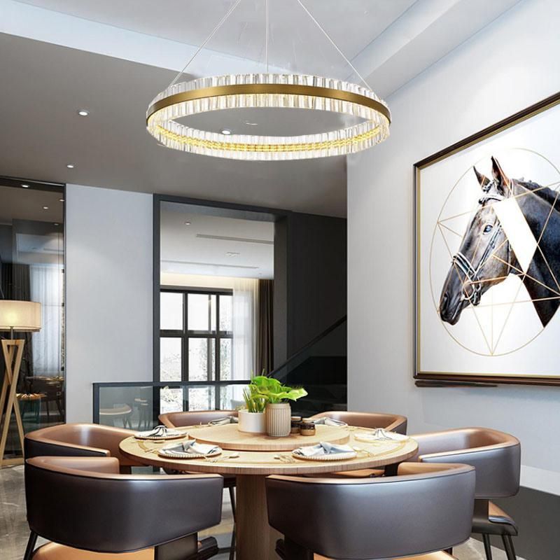 Round Fashion Modern Designer Living Room Bedroom Dining Room Luxury Pendant Chandelier Lamp