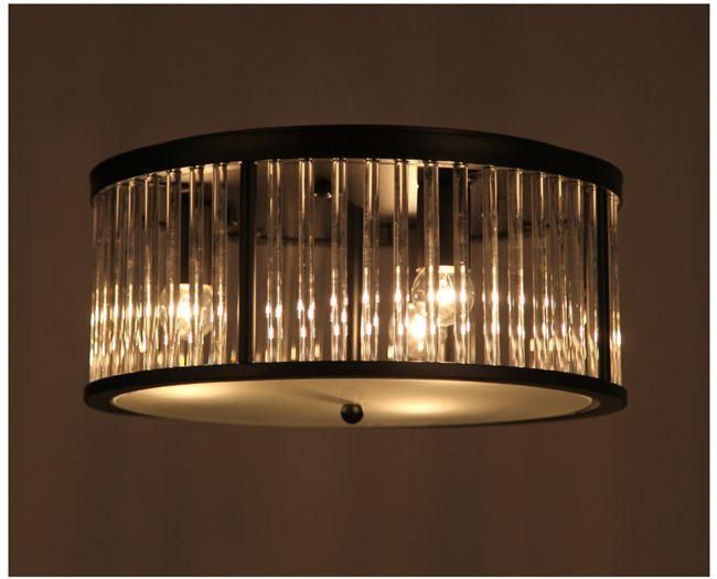 Retro Chrome Black Ceiling Light House Bedroom Lighting Fixtures (WH-LA-25)